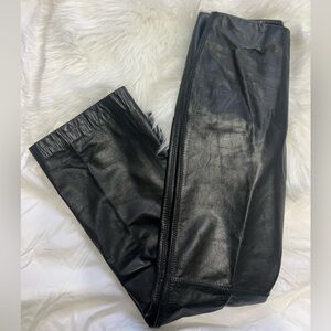 Danier Black Faux Leather Leggings